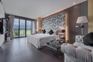Voodi või voodid majutusasutuse Jiaoxi 320 B&B toas
