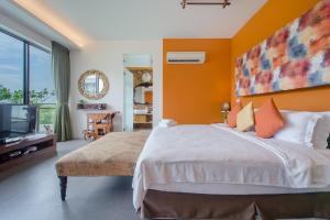 Voodi või voodid majutusasutuse Jiaoxi 320 B&B toas
