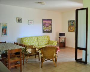 Posezení v ubytování Villa Colostrai