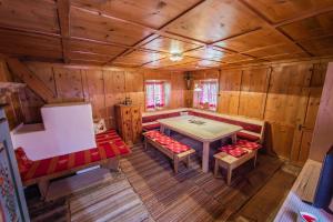 Posteľ alebo postele v izbe v ubytovaní Ferienhaus Hangl