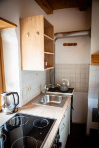 Kuchyňa alebo kuchynka v ubytovaní Ferienhaus Hangl + 34 fotografií