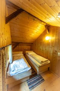 Posteľ alebo postele v izbe v ubytovaní Ferienhaus Hangl