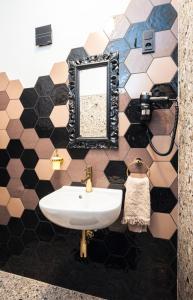 Koupelna v ubytování Silvie Apartments - Masaryk