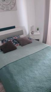 Łóżko lub łóżka w pokoju w obiekcie Apartament Leśny