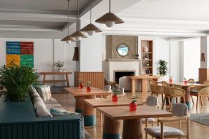 Uma área de estar em Doria Hotel Bodrum-City Center