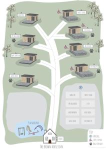 Lake District Woodland Pods - Winster, Bowness-on-Windermere平面图