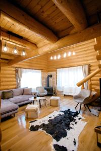 Khu vực ghế ngồi tại Das Holzhaus