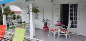 Balkón nebo terasa v ubytování Chez Mimose et Henri