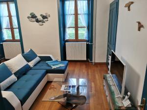 Gîte 4 étoiles dans le Jura - Lagoon的休息区