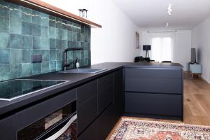 Kuchyňa alebo kuchynka v ubytovaní Design Appartements Ehrenhausen