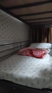 a couple of bunk beds in a room at The Cultural Crashpad - 康乃馨旅館 in Hong Kong