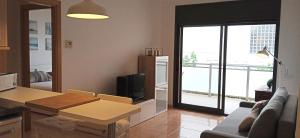TV a/nebo společenská místnost v ubytování Apartament Julia