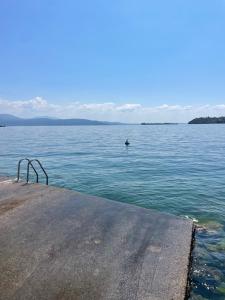 a view of a large body of water at Lakefront holiday in Salò