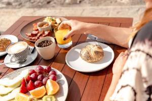 Morgenmad for gæster der bor på Portomar Apartments