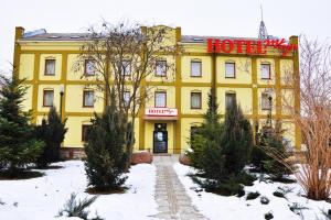 Hotel Młyn v zime