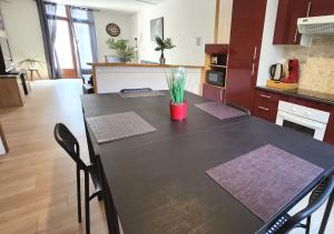Kuchnia lub aneks kuchenny w obiekcie "Colbert Triplex" 3 chambres - Balcon - Patio - Cathédrale