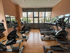 Das Fitnesscenter und/oder die Fitnesseinrichtungen in der Unterkunft Gemelos 22-3-12