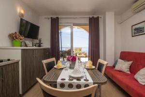 TV a/nebo společenská místnost v ubytování Apartments Branka
