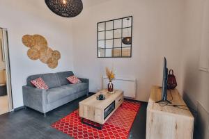 Χώρος καθιστικού στο Domaine Grand Piquecaillou - L'appartement Cadillac