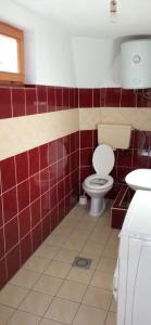 a bathroom with a toilet and a sink at Guest House Visoko in Visoko