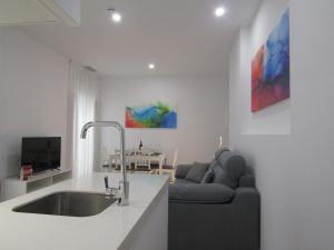 TV a/nebo společenská místnost v ubytování Apartamentos Santa María 15