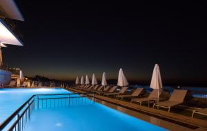 The swimming pool at or close to Amaltheia Beachfront Villas