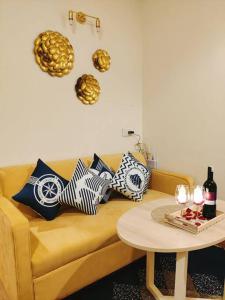 Posezení v ubytování Dubai Suite by Hey Studios