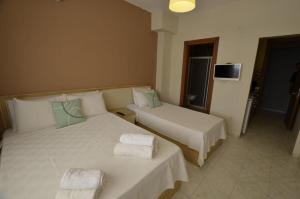 Postel nebo postele na pokoji v ubytování ŞEREF APART MOTEL
