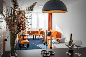 Posezení v ubytování ACHAT Hotel Dresden Altstadt