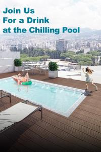 join us for a drink at the chinking pool at Urban Central Suites - Beirut in Beirut