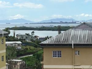 a view of the water from a house at Foothills Apartment 28 Vacation Nest in San Fernando