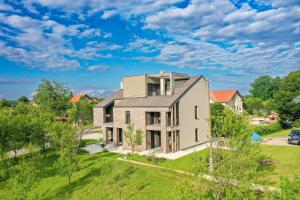 an aerial view of a house at Plitvice Nest 2 in Rakovica