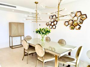 Część wypoczynkowa w obiekcie Luxury 3 Bedroom Penthouse