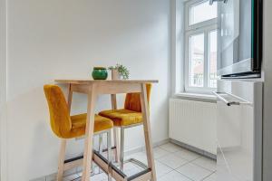 Kuchyň nebo kuchyňský kout v ubytování Residenz unter den Linden Specht