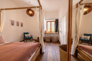 Postel nebo postele na pokoji v ubytování Home Wachau