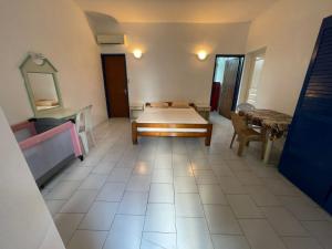 Postel nebo postele na pokoji v ubytování Residence Beach Azur