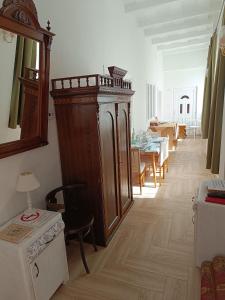 Kuchyň nebo kuchyňský kout v ubytování Kiskastély Apartman