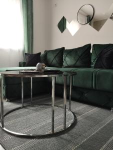 Predel za sedenje v nastanitvi Apartman Green!!