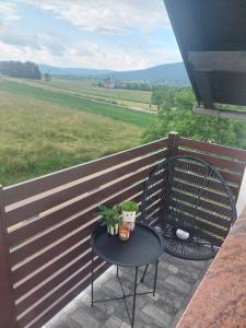 Balkón nebo terasa v ubytování Apartman Pavenka
