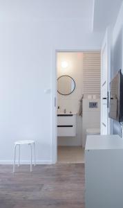 Łóżko lub łóżka w pokoju w obiekcie Apartament Plaża Zachodnia - 400 m do morza