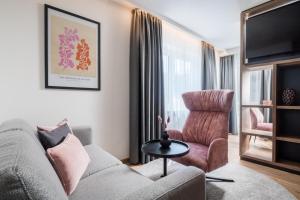 Posezení v ubytování Landhotel Sonne