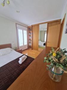 Postel nebo postele na pokoji v ubytování Preciosa casa en Ribadeo