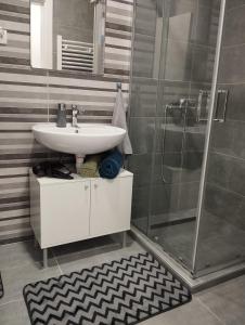 Kopalnica v nastanitvi Apartman Green!!