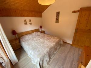 Posteľ alebo postele v izbe v ubytovaní Appartement paisible à Châtel avec Multi Pass dès 3€/jour, proche centre et jardin d'enfants - FR-1-693-12