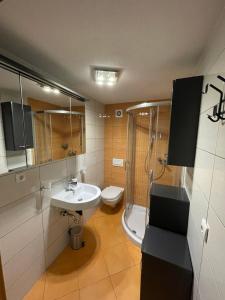 Koupelna v ubytování Ferienwohnung Rener