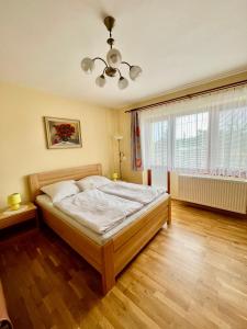 Postel nebo postele na pokoji v ubytování Privat u Eriky + 37 fotografií