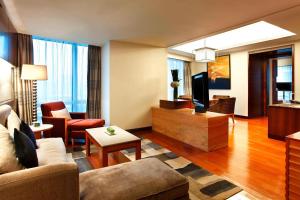 TV a/nebo společenská místnost v ubytování The Westin Guangzhou