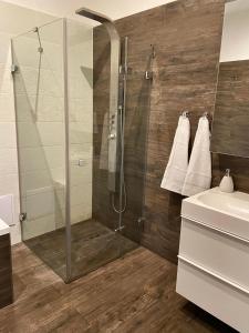 Koupelna v ubytování Apartmán až pro 8 osob