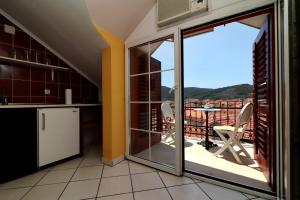 Balkón nebo terasa v ubytování Fancy Apartments Marco