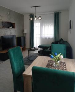 Predel za sedenje v nastanitvi Apartman Green!!